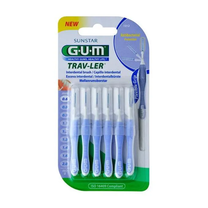 Brossettes Interdentaires 1312 Trav-ler 0,6mm - 6 Brossettes