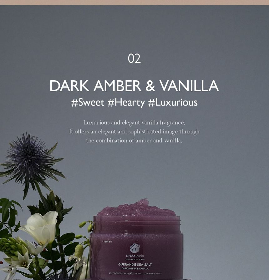 Dr.Melaxin - Guerande zeezoutparfum bodyscrub - 2 soorten