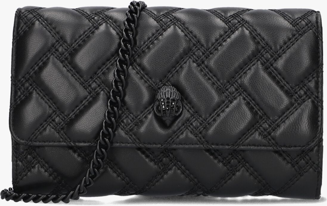KURT GEIGER LONDON zwarte kurt geiger london schoudertas kensington chain wallet d