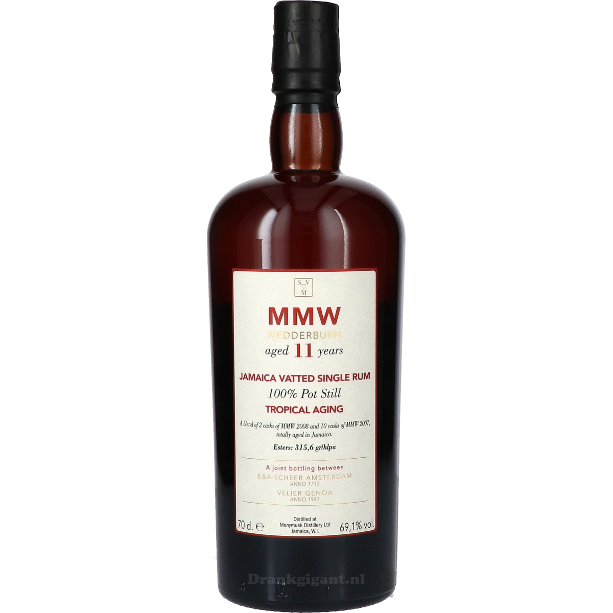 MMW Wedderburn 11 Years Tropical Aging 70 cl