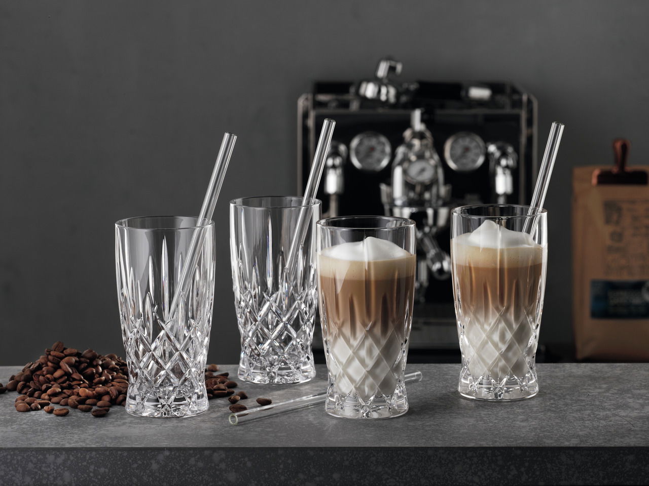 Nachtmann Latte- Macchiato-Set 8.tlg. NOBLESSE