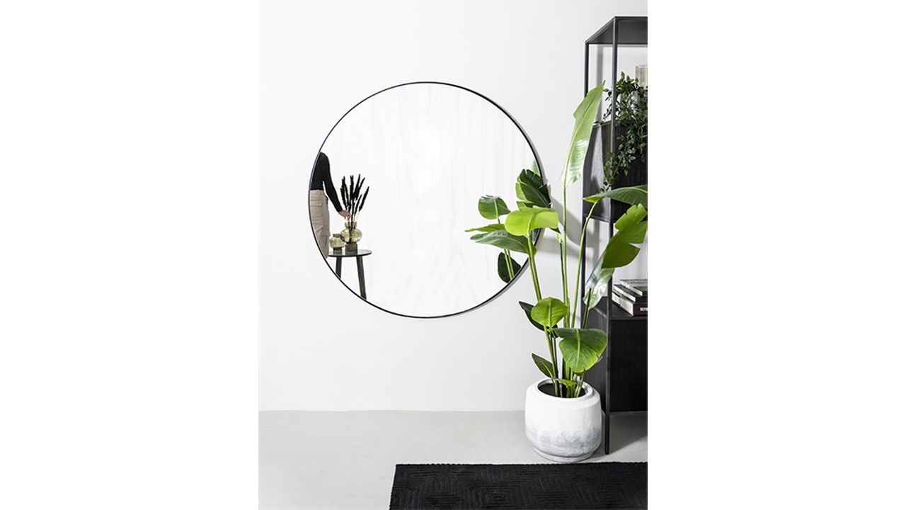 Spiegel black - 210044 Immense B120 x D1.5 x H120 cm