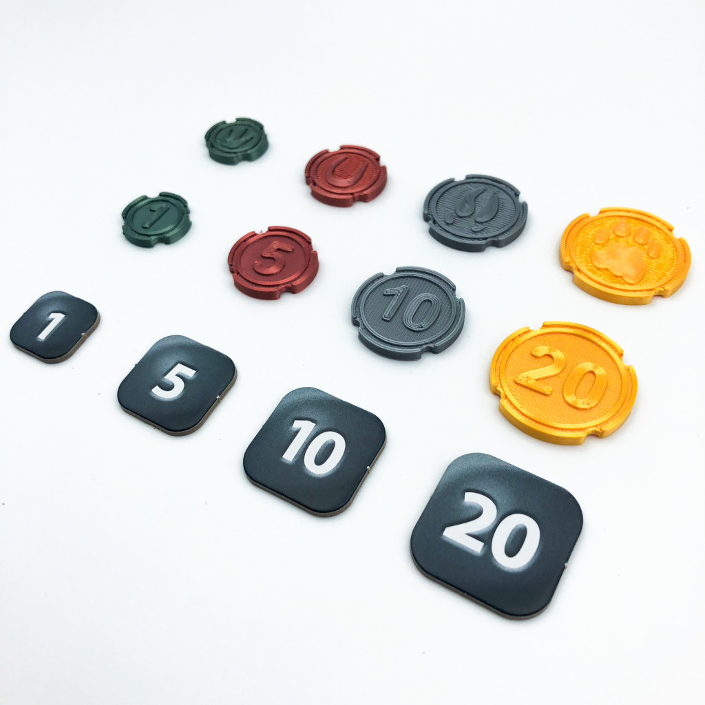 Ark Nova – Ensemble de pièces (70 pcs)
