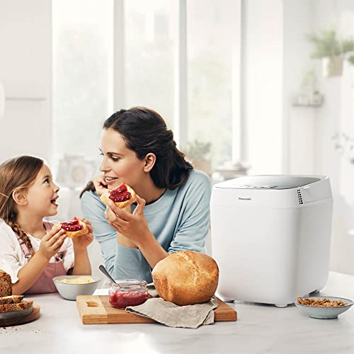 Panasonic SD ZP2000WXE Machine à Pain Artisanale Crusty Loaf, Cuisson sans Gluten, Double Capteur de Température, 18 Programmes Automatiques, Blanc : Cuisine et Maison