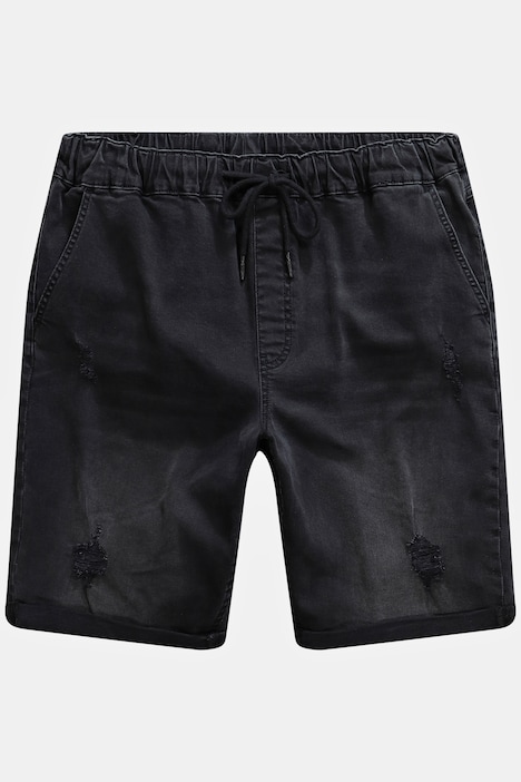STHUGE Jeans-Bermuda FLEXLASTIC®, Denim, destroyed, bis 8 XL