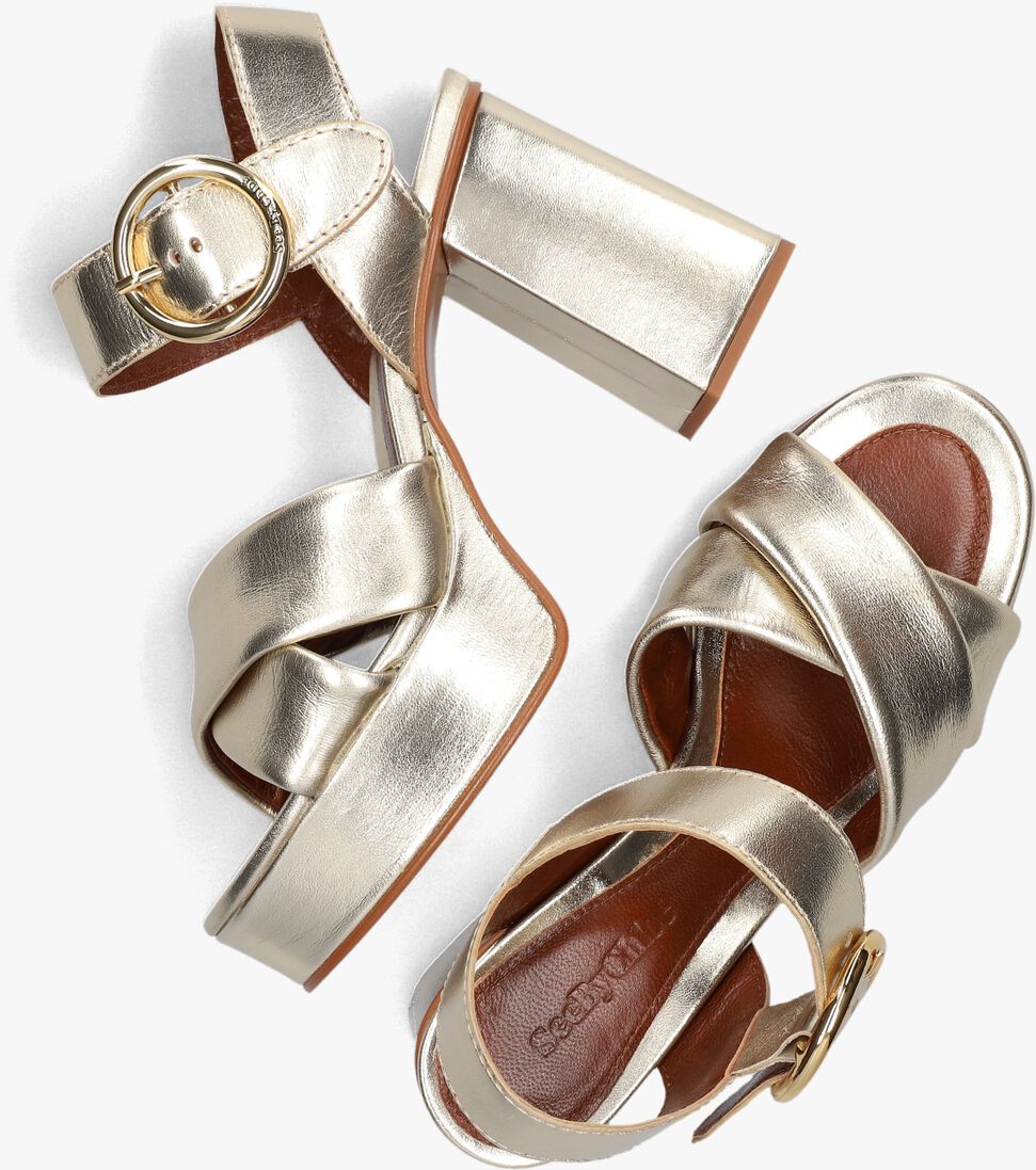 SEE BY CHLO\u00C9 gouden see by chlo&eacute; sandalen lyna sandaal