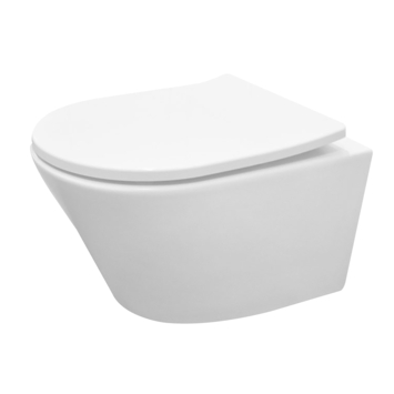 Atlantic hangend toilet Dayo compact wit