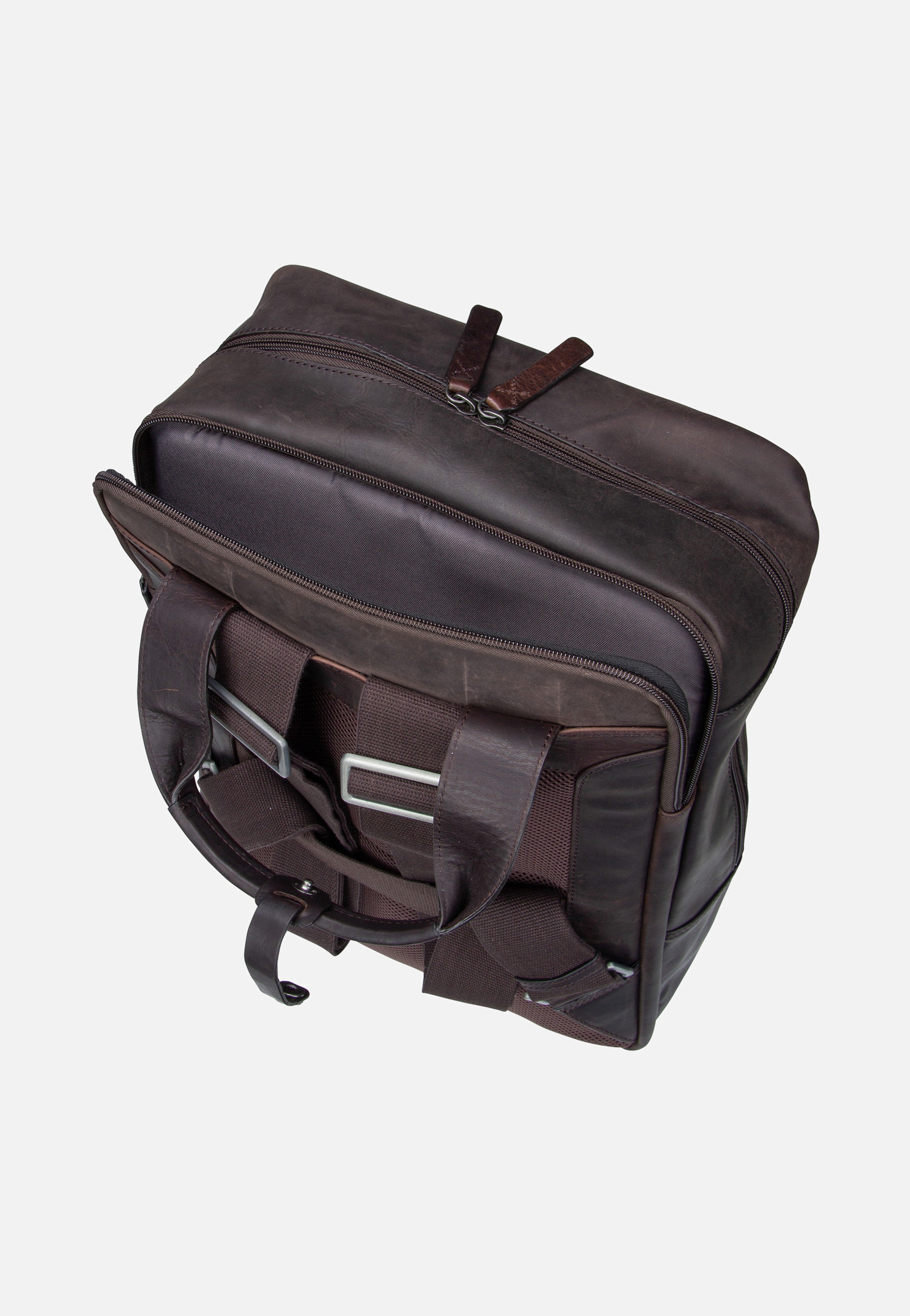 Brick Lane Josh Backpack LVZ Dark Brown - Rucksack