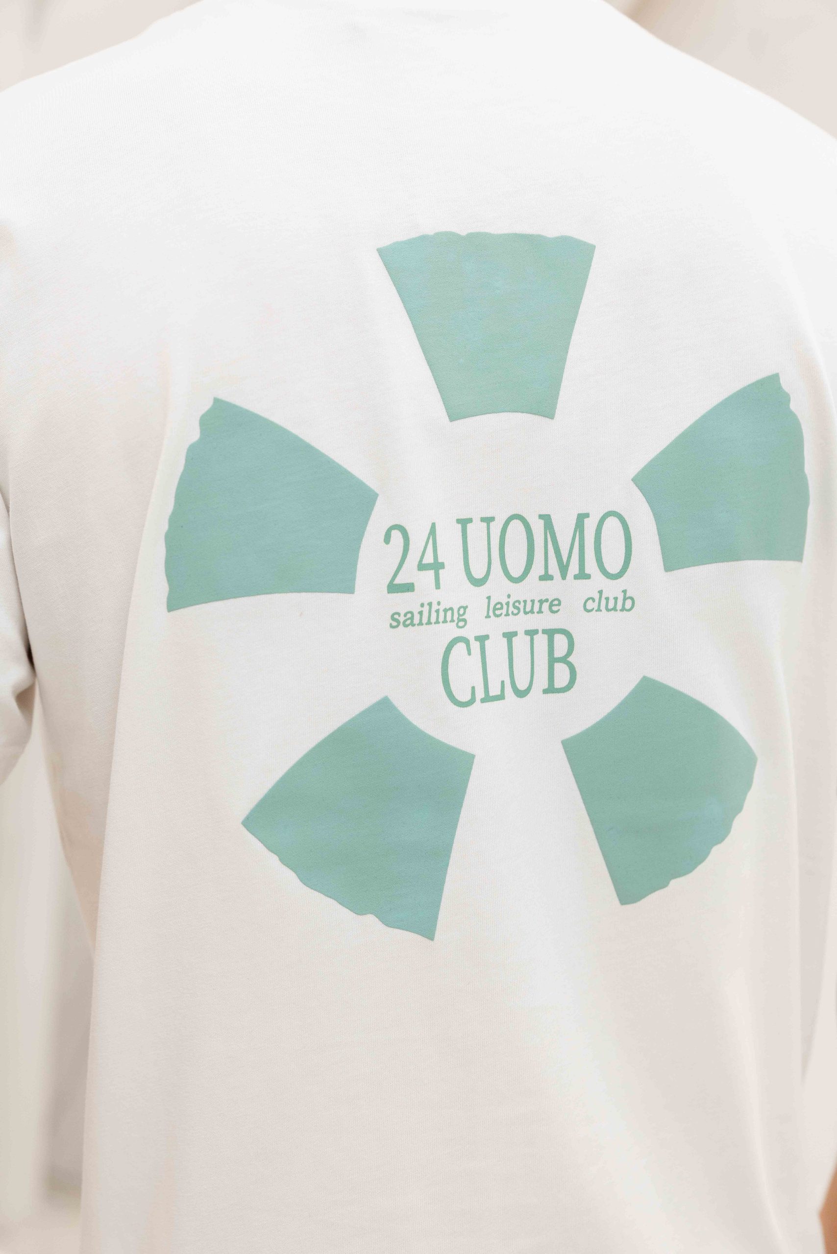 24 Uomo Leisure Club Zomerset Heren Off-White