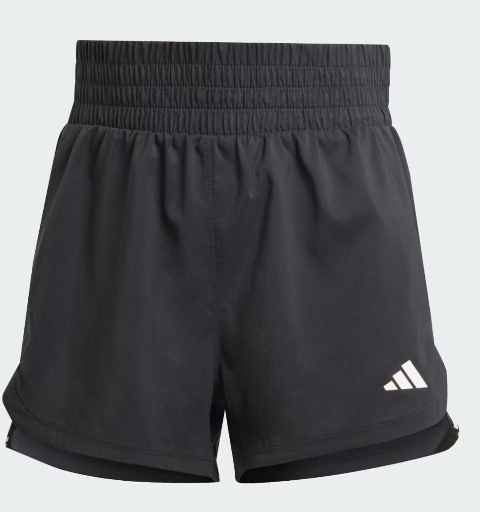 Adidas Pacer Training 3- Stripes Woven High Rise Shorts, dame<br>Fantastisk god komfort og passform!