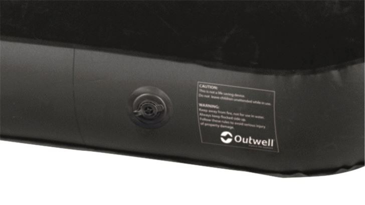 Outwell Classic Double Luftmatratze 185 x 130 cm schwarz/grau