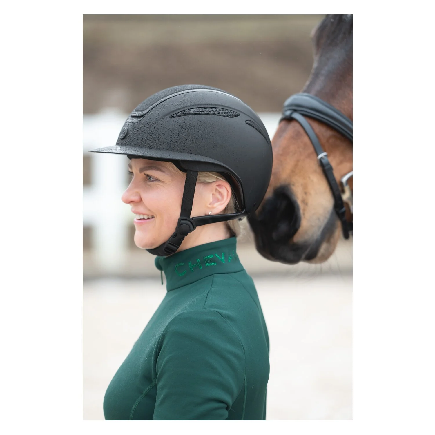 Cheval de Luxe Winter-Funktionsshirt - deep emerald