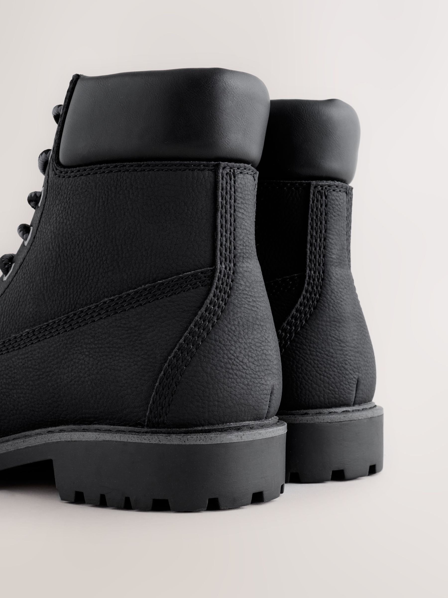 Zwart - Tall Zip-Up Boots