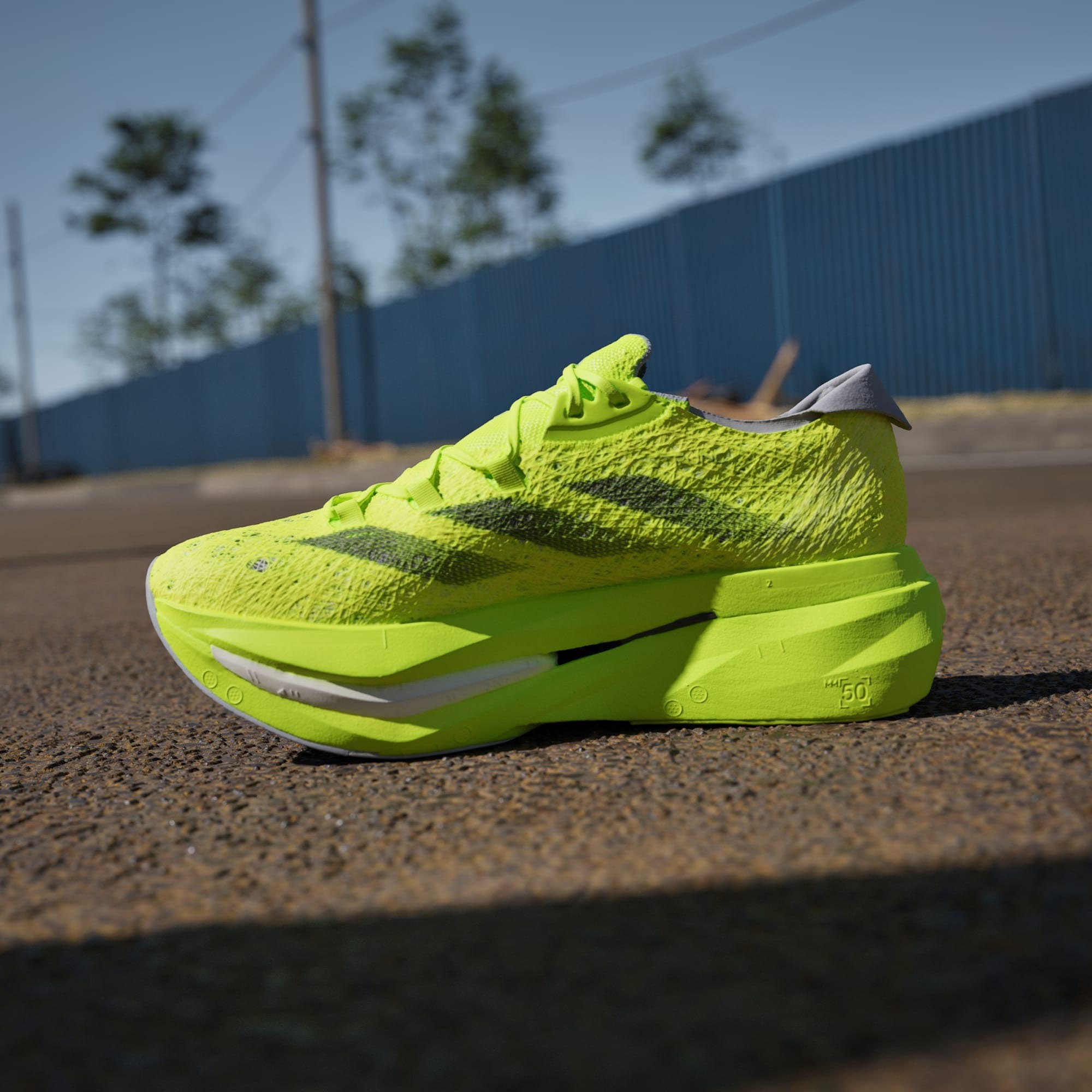 Adizero Prime X 2.0 Strung Unisex Lucid Lemon/Core Black/Hail Silver