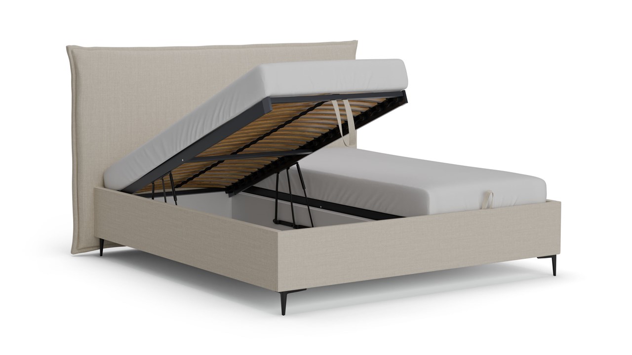 Opbergbed Morgan - Pure touch natural