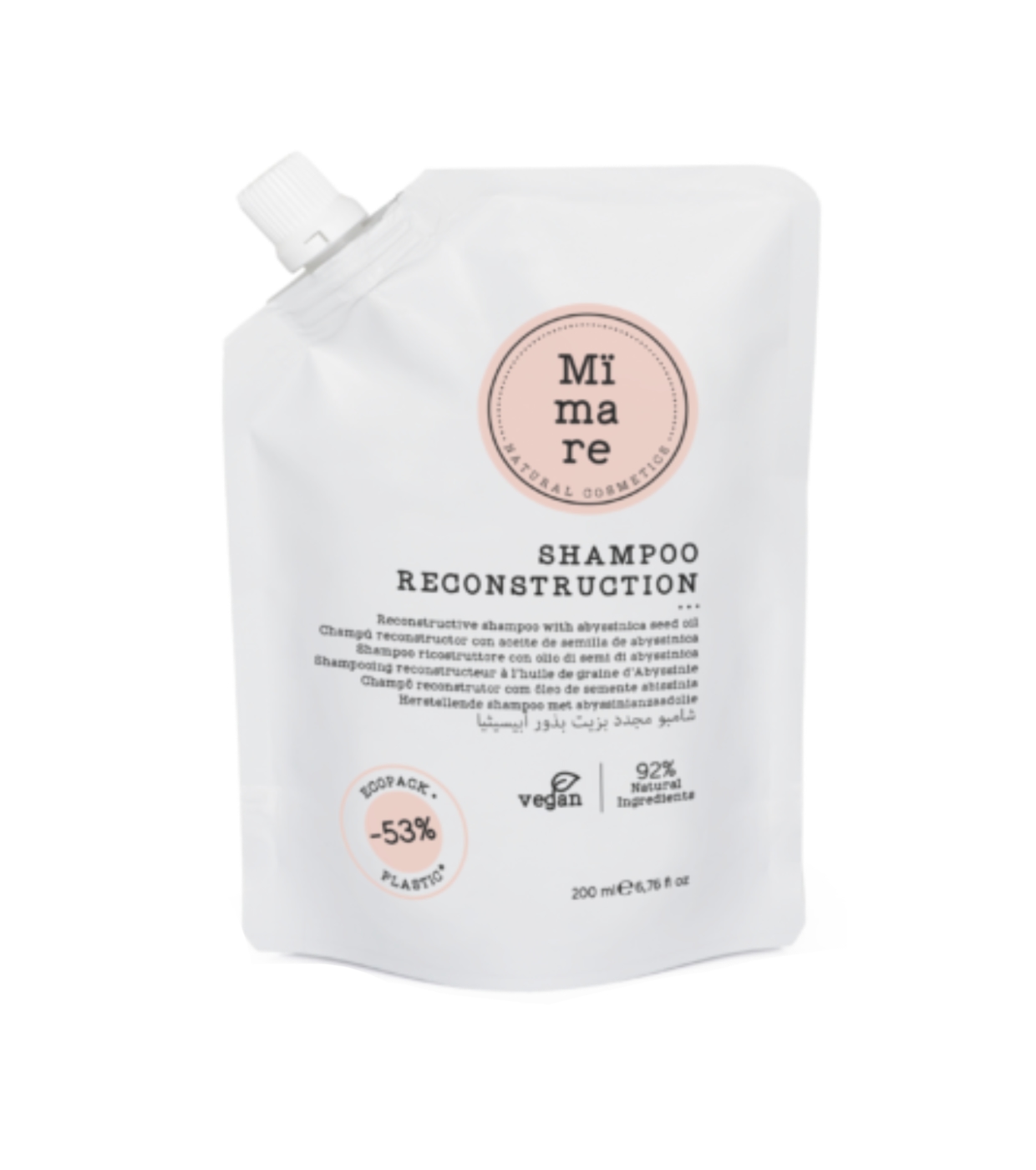 Mimare - Shampoo reconstrutor com óleo de semente de Abyssinica - 200ml