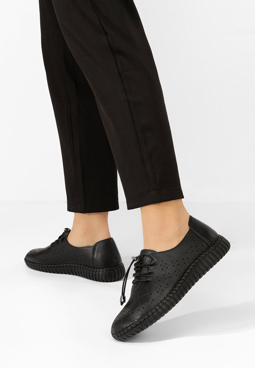 Chaussures casual femme noirs Emaly
