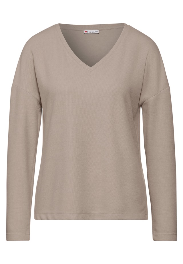 STREET ONE V-Ausschnitt-Pullover , mit V-Ausschnitt