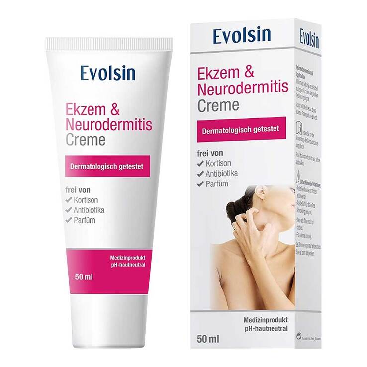 Evolsin Ekzem & Neurodermitis Creme, 50 ml