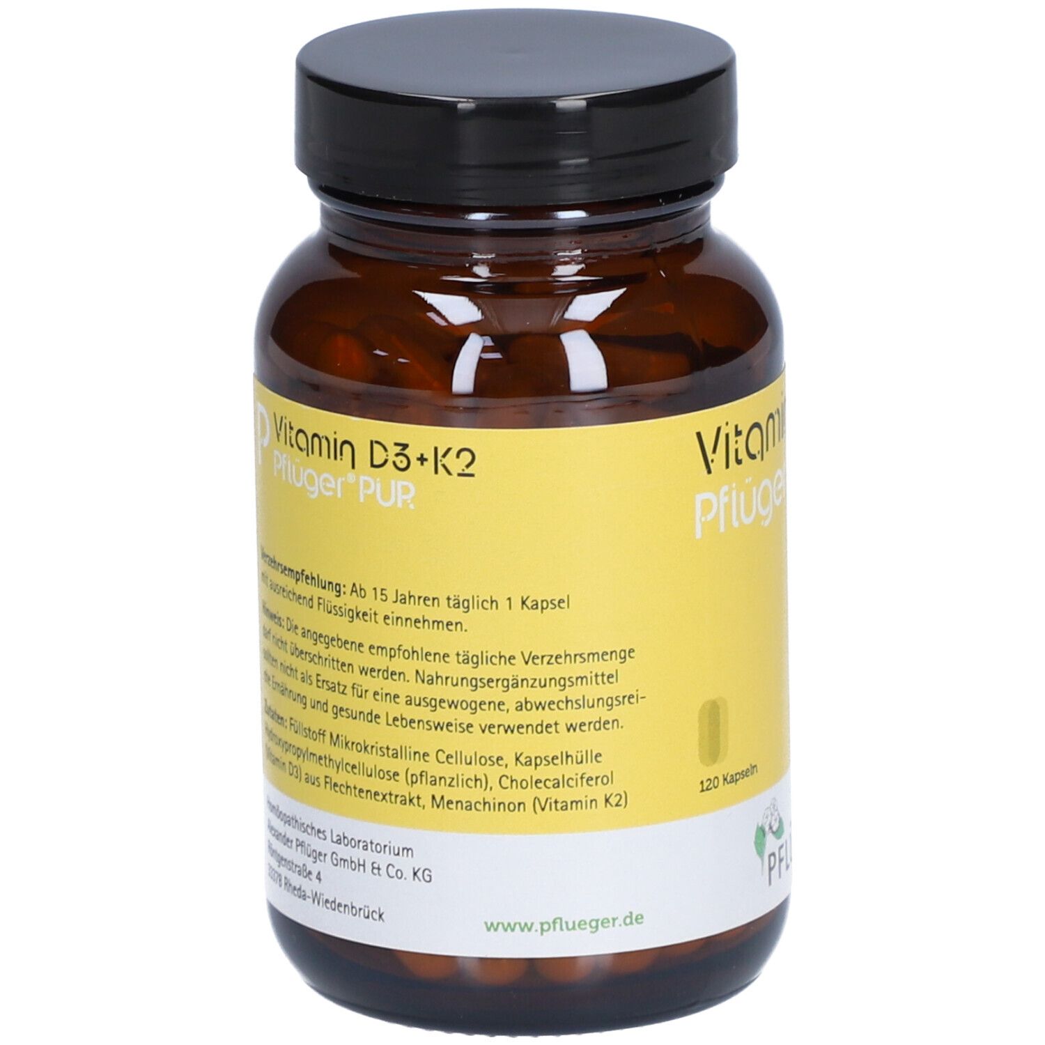 Vitamin D3+K2 Pflüger® PUR