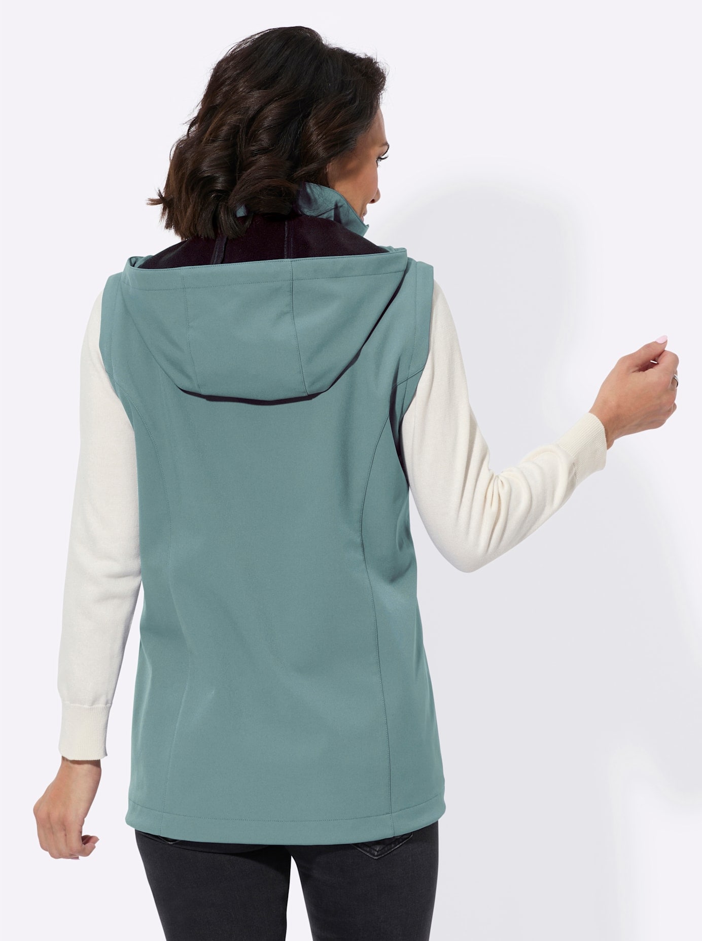 Casual Looks Softshelljacke mit Kapuze