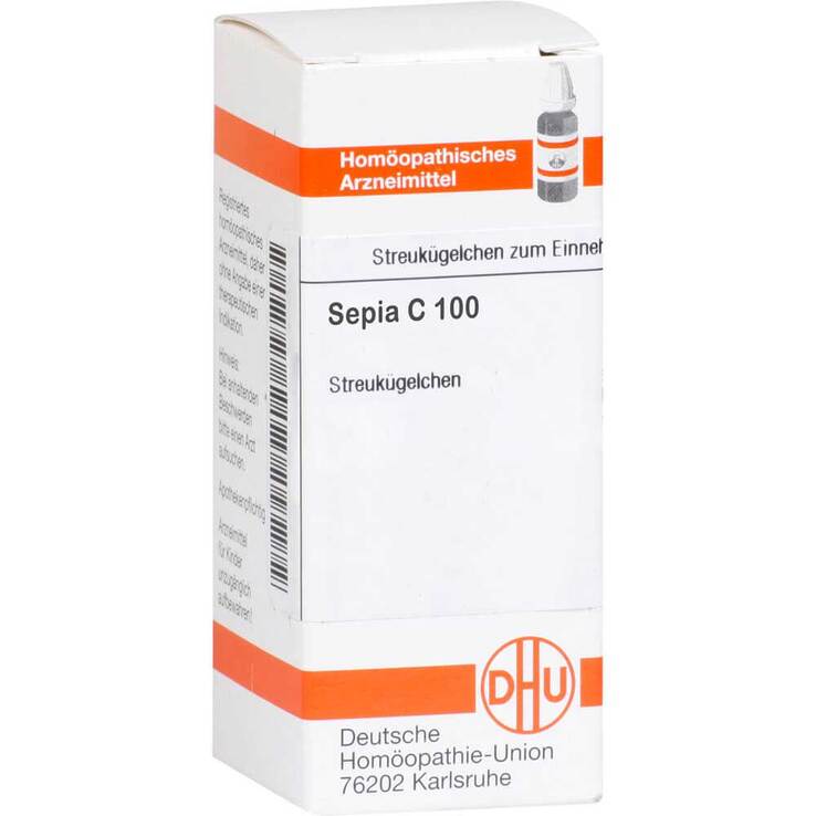 DHU Sepia C 100 Globuli, 10 g
