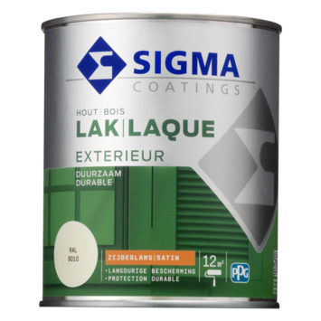 Sigma Exterieur buitenlak zijdeglans RAL 9010 zuiverwit 750 ml