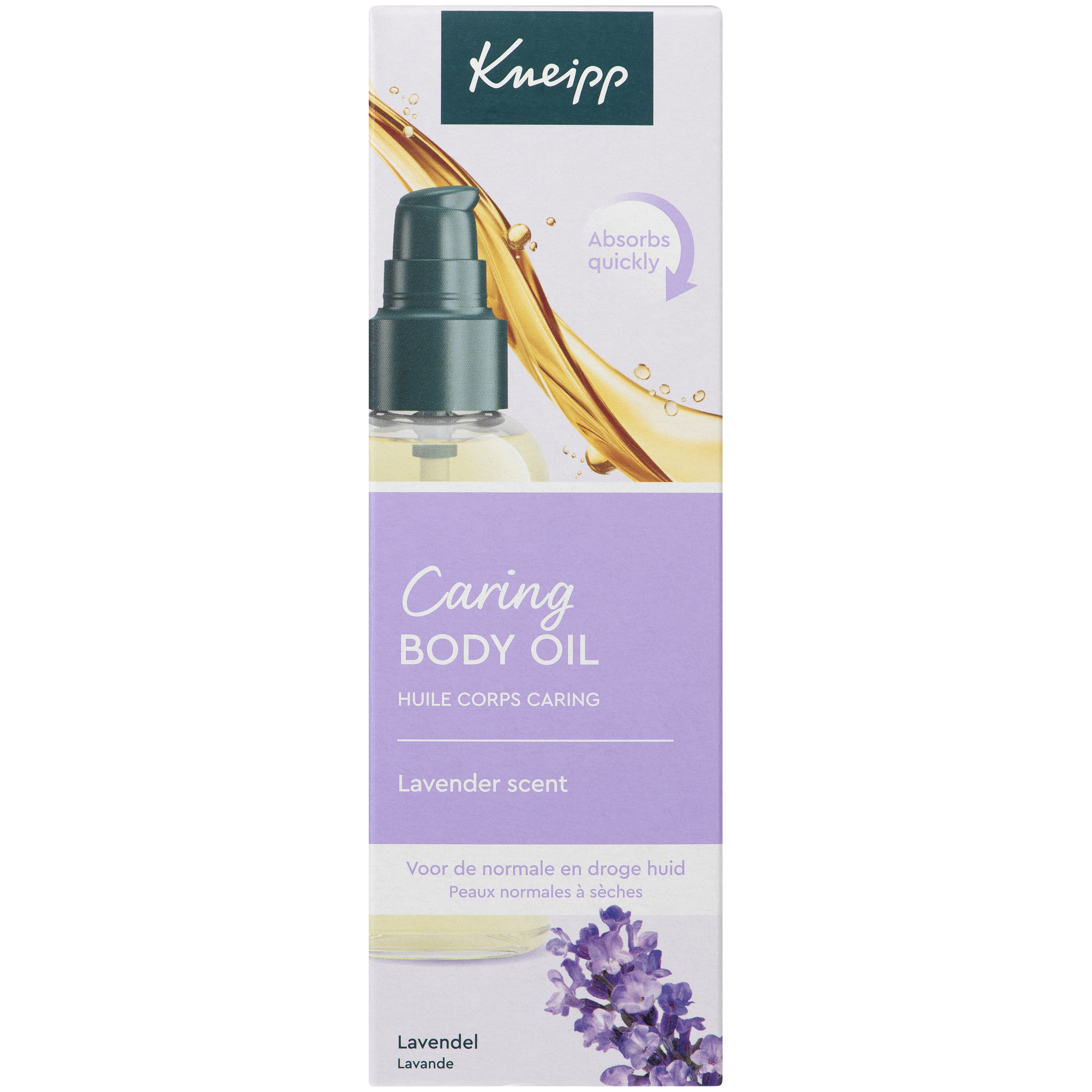 Kneipp Massageolie Relaxing met Pompje (100 ml)
