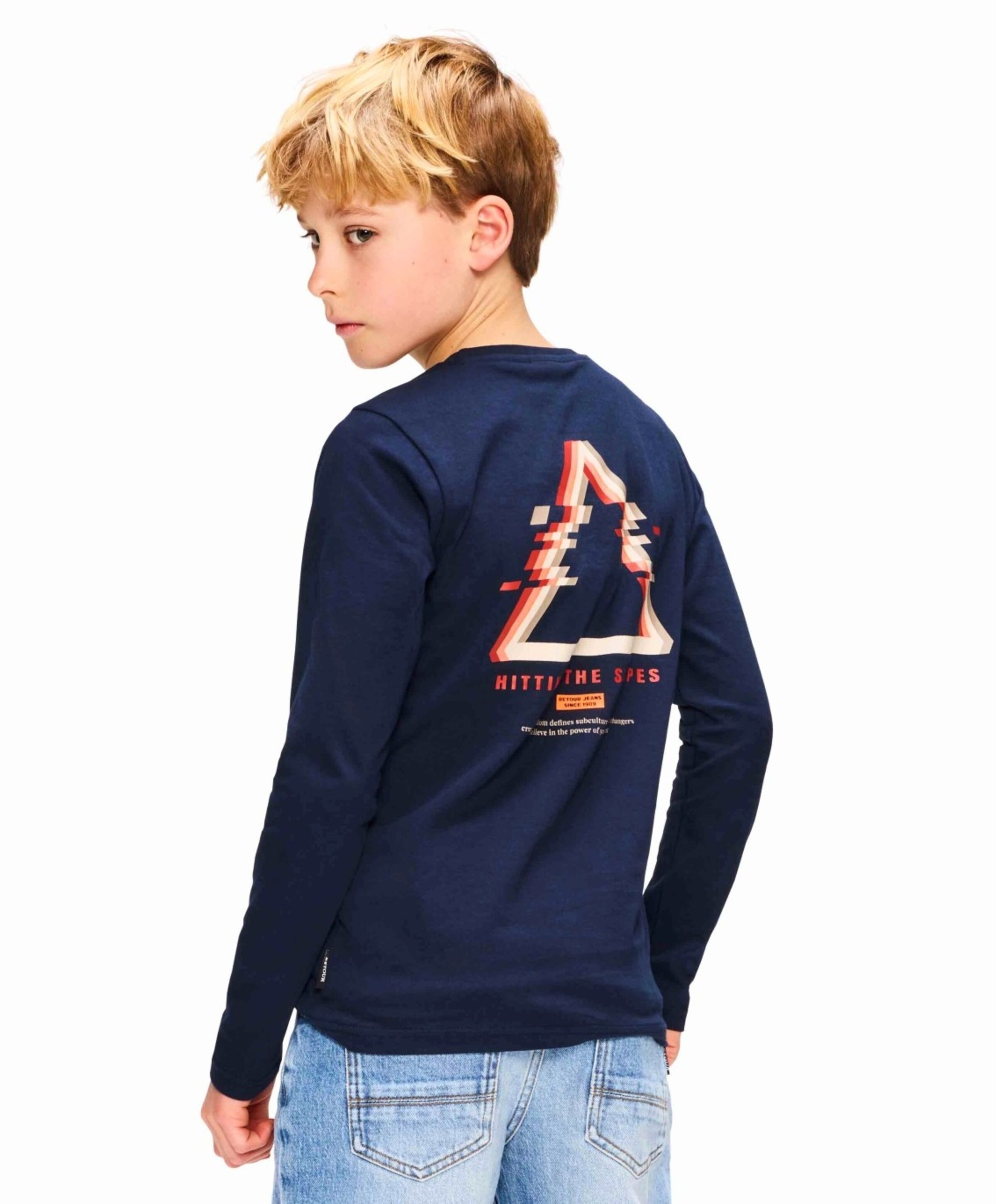 Retour Jongens longsleeve blauw