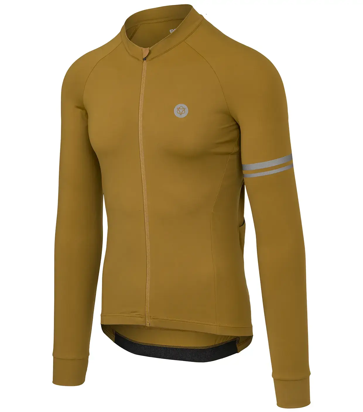 AGU Performance Solid Fietsshirt Lange Mouwen Bruin Heren