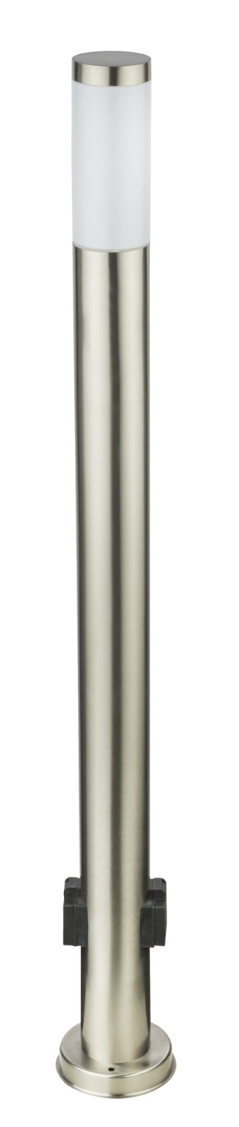 LED-Außenleuchte - opal - mit Steckdosen - 110 cm