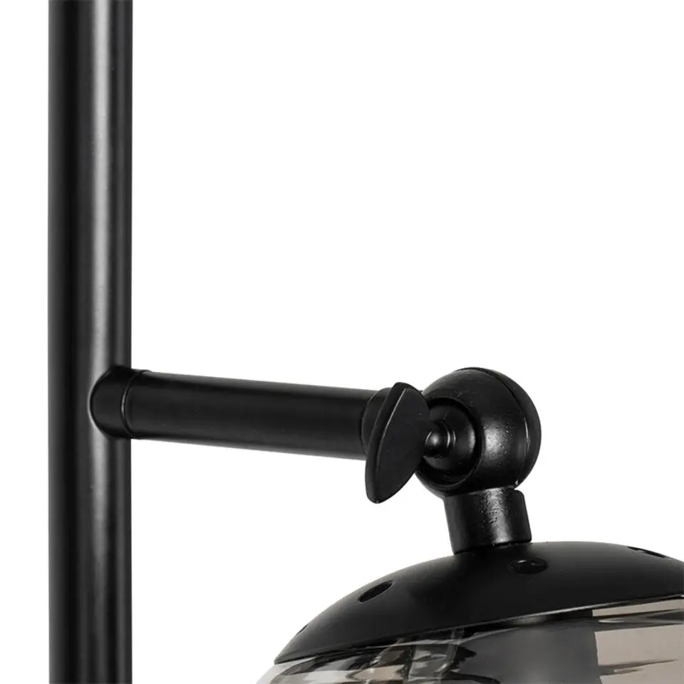 Qazqa vloerlampen pallon zilverkleurig e14