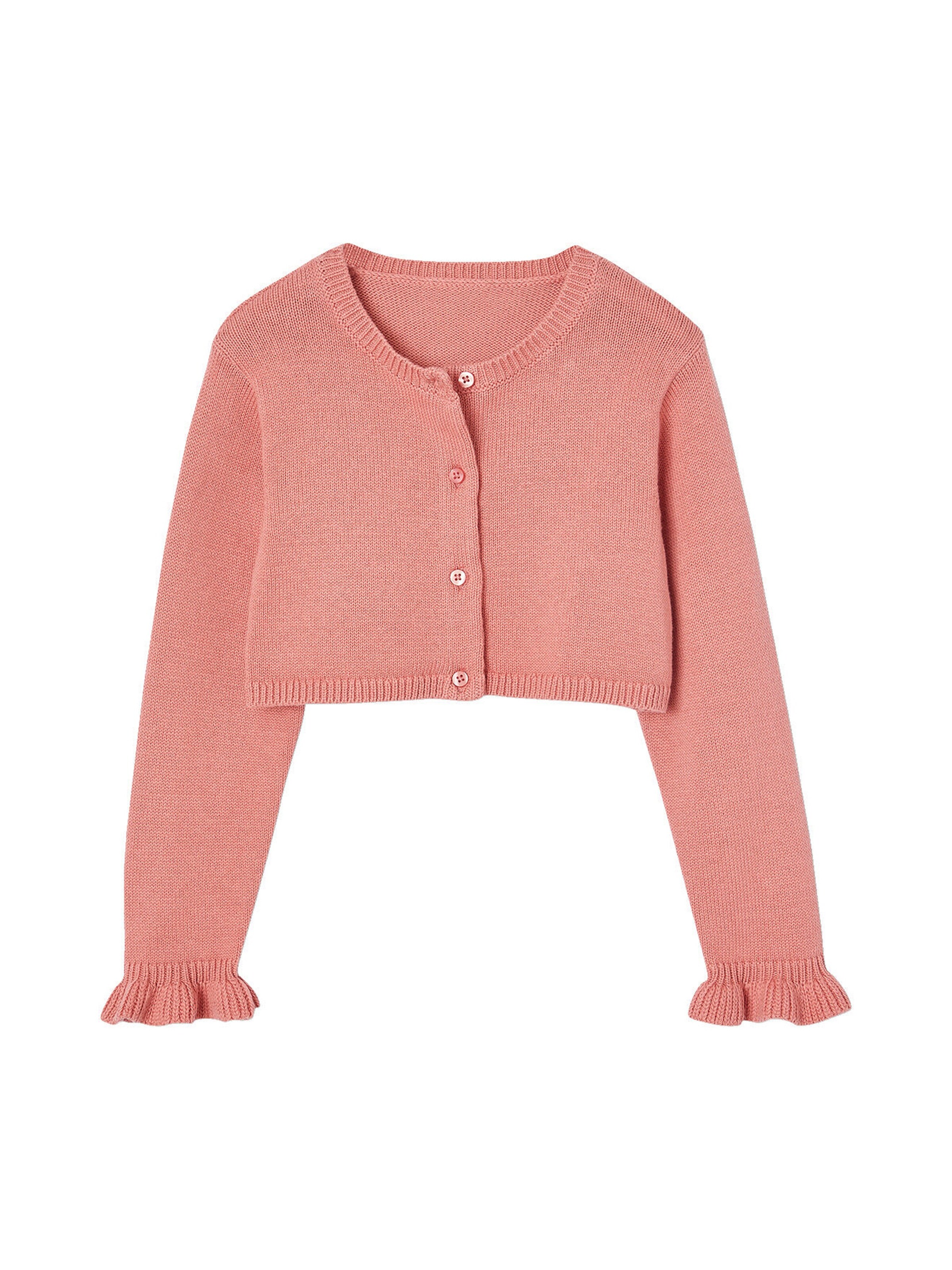 Vertbaudet Mädchen Bolero altrosa