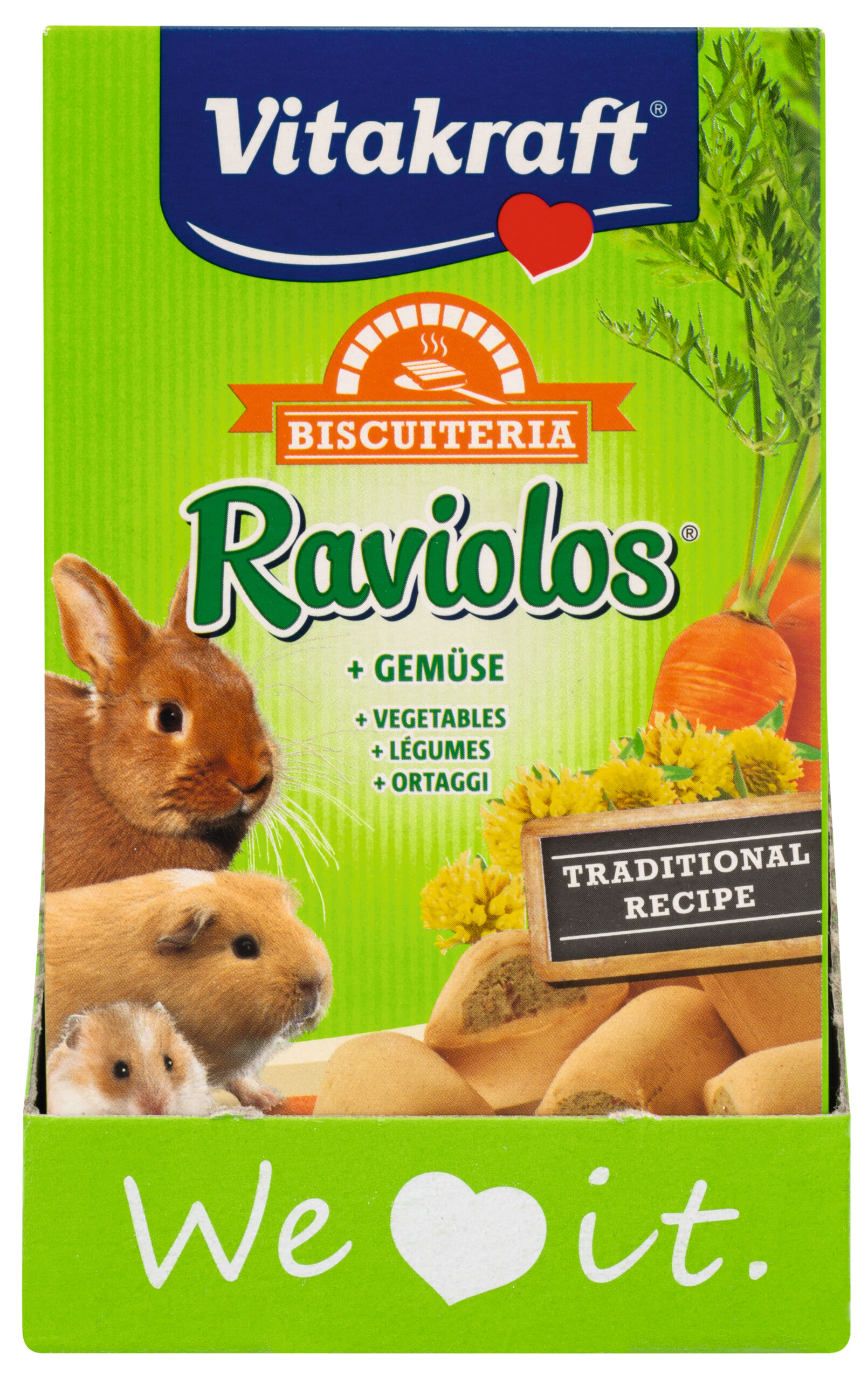 Vitakraft Raviolos - Knaagdierensnack - 100 Gram - wortel