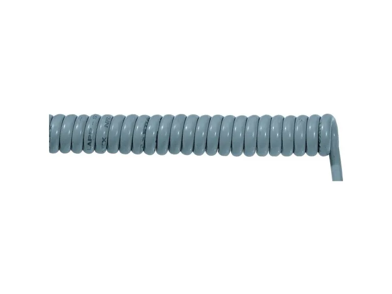 Lapp ÖLFLEX Spiral 400 P, 1,5 m, Grå, PVC, 3000 V, 1,5 mm², 5 - 50 °C