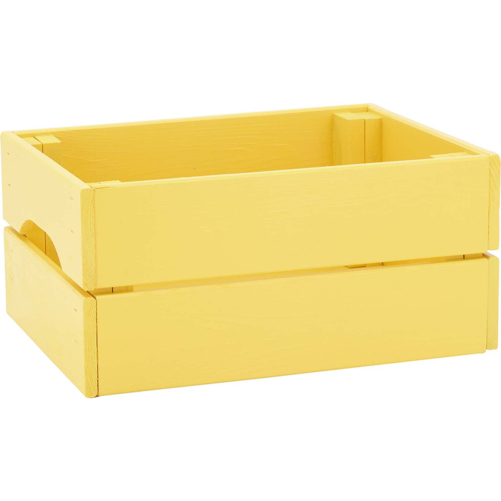Caisse de rangement en pin petit modèle 31 x 25 15 cm