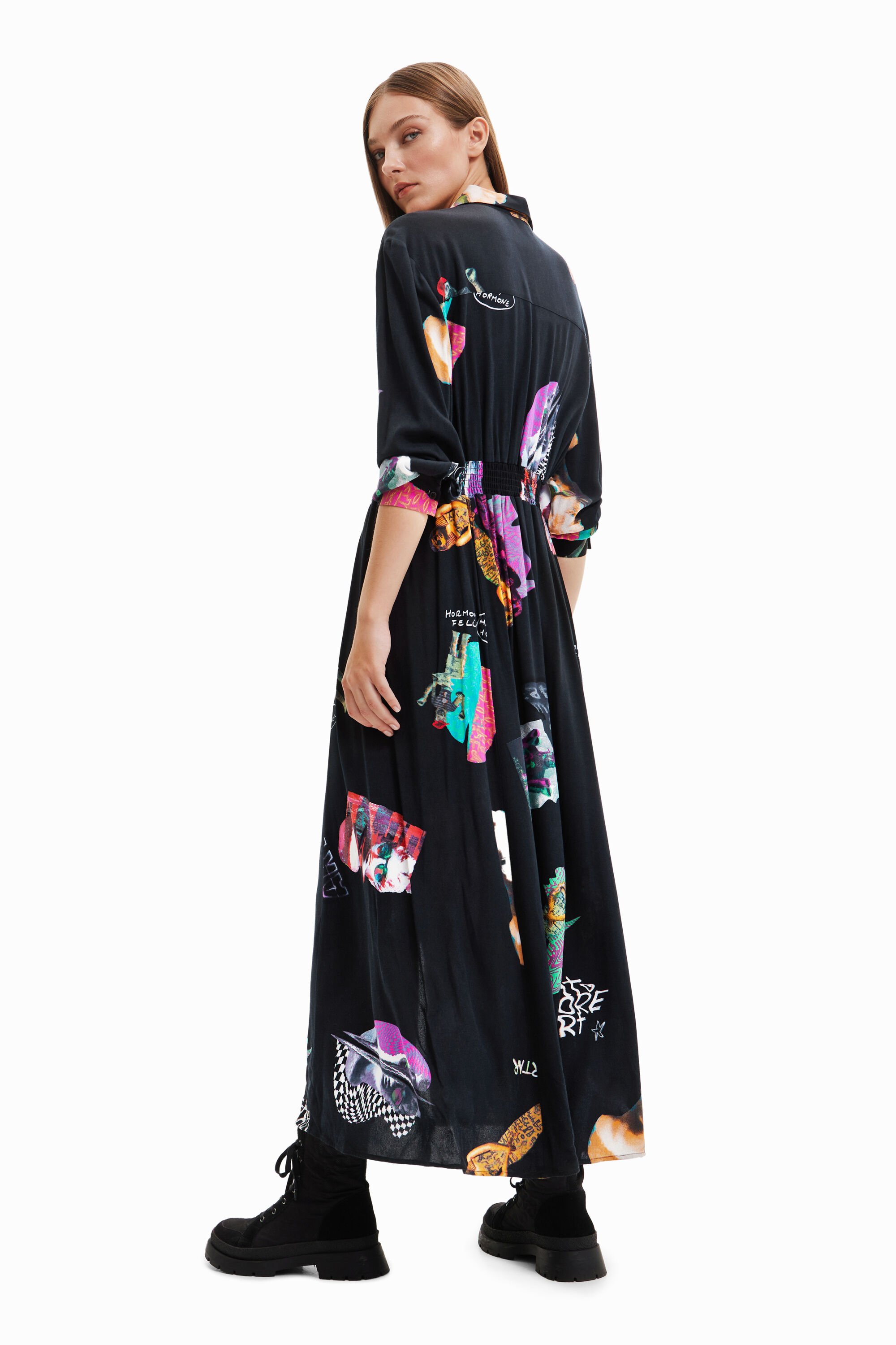 Robe chemise midi