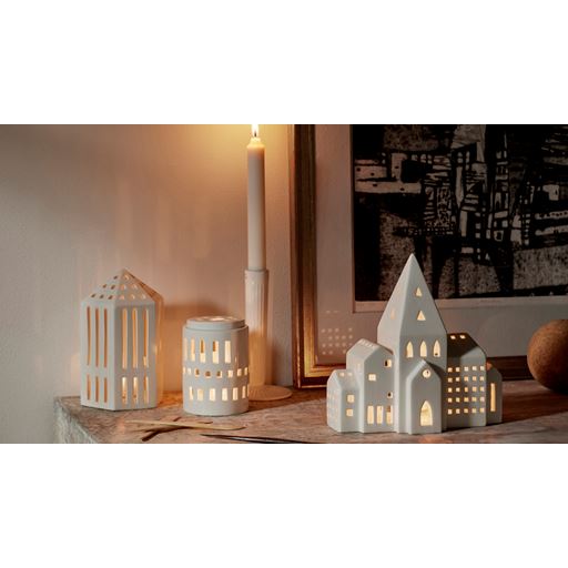 Kähler Urbania Lille Tårn Lyshus, Hvid