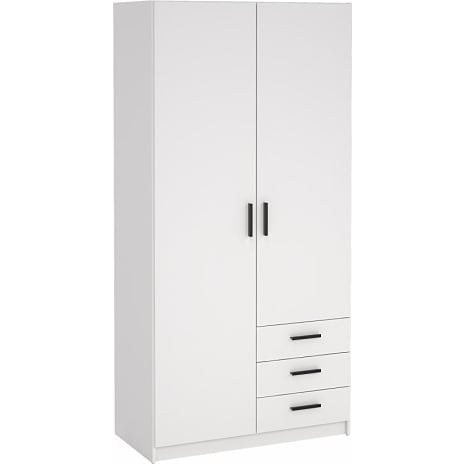 Sprint garderobeskab - hvid