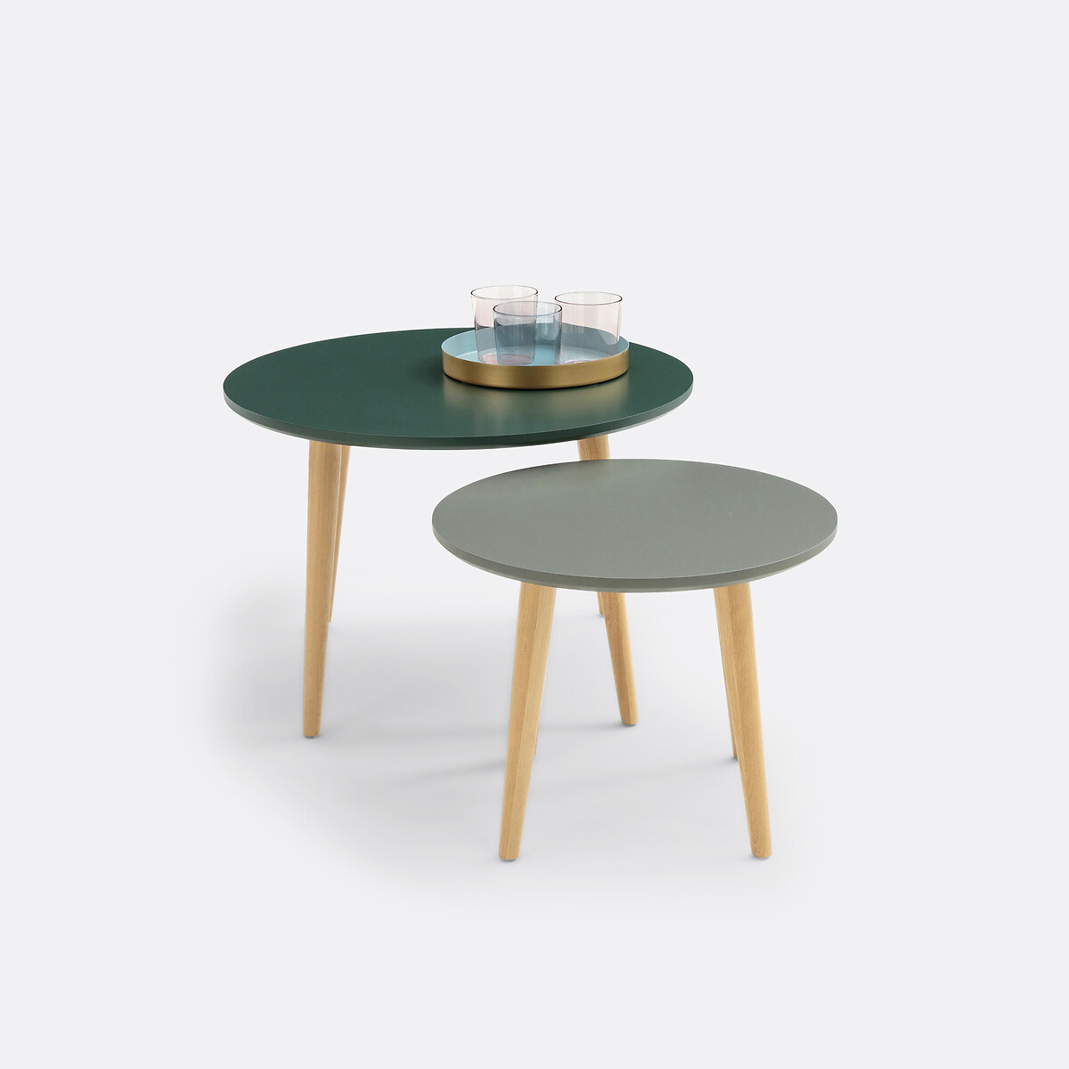 LA REDOUTE INTERIORS<br>Conjunto de 2 mesas de centro, Jimi