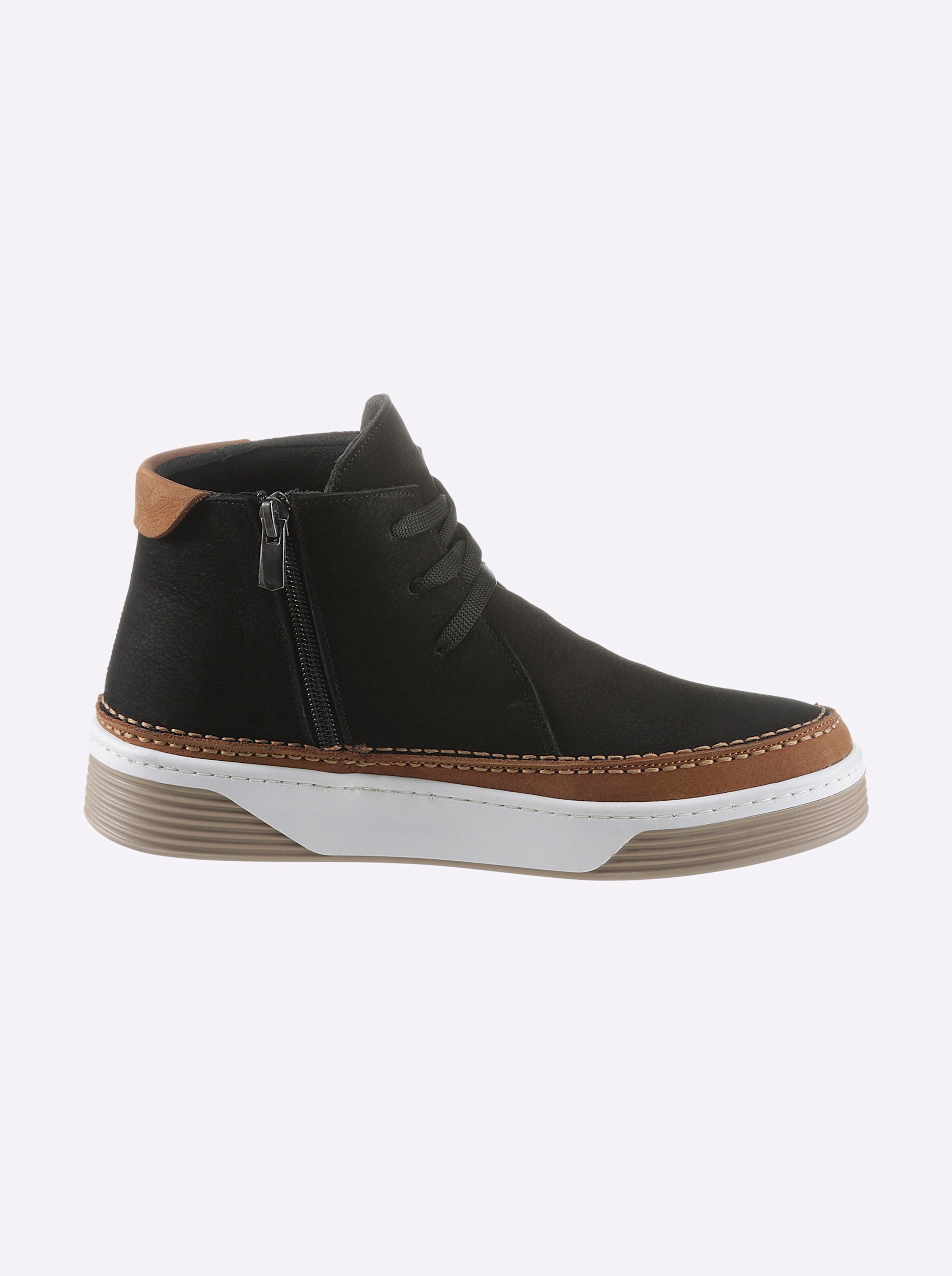 Gemini Stiefelette in schwarz