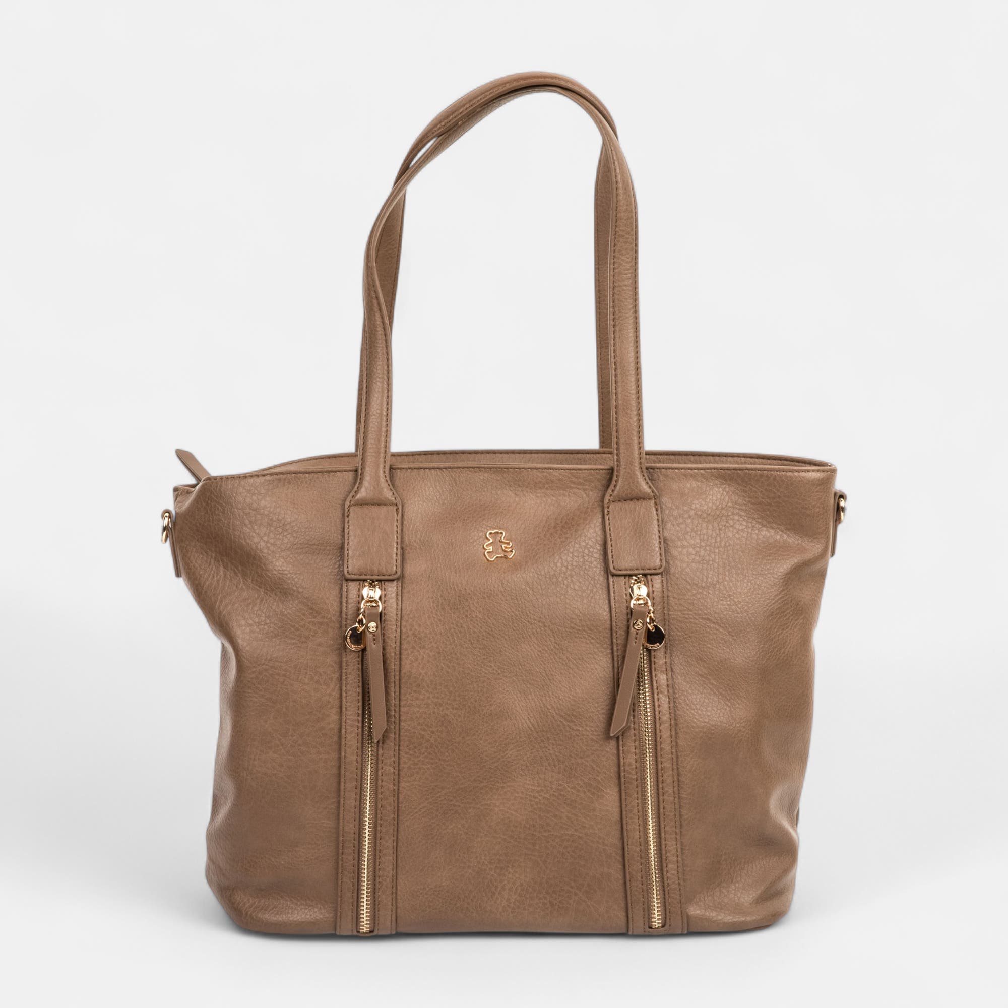 Sac de shopping taupe