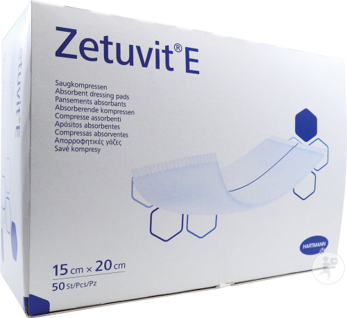 Hartmann Zetuvit E 15x20cm 50 Pièces
