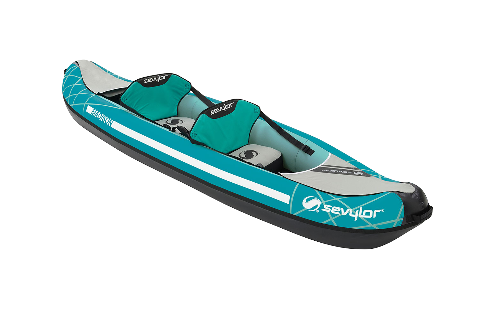 Sevylor Madison Kit Aufblasbares Kajak 2 Personen 327 x 93 cm mit Paddel und Pumpe