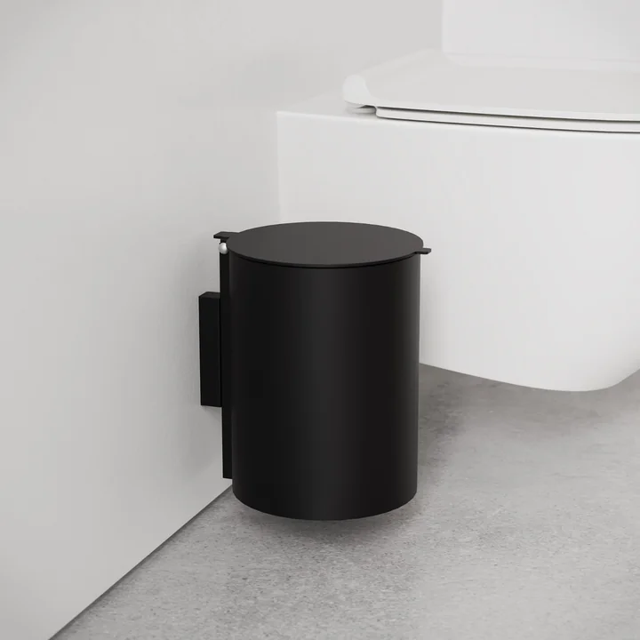 Nichba Design - Badmülleimer, schwarz