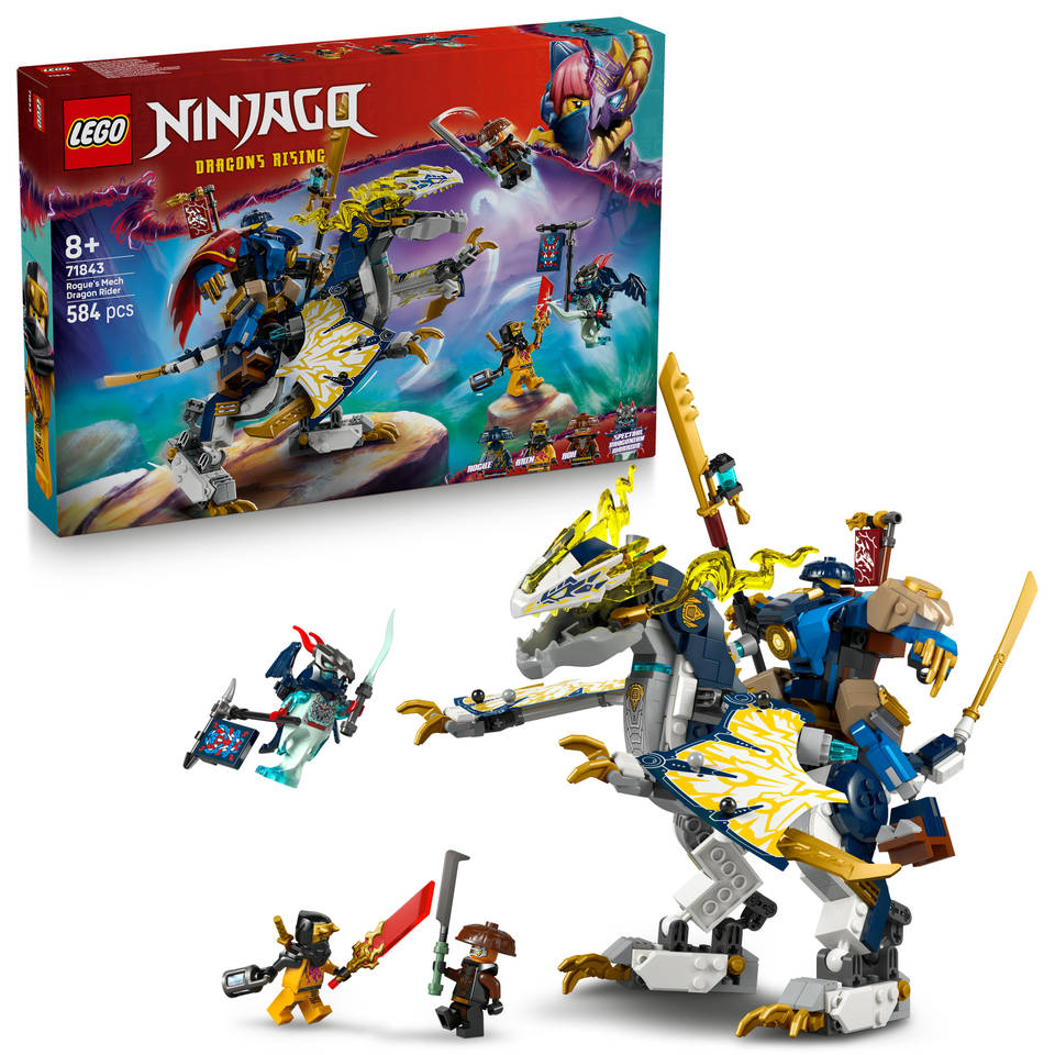 LEGO NINJAGO Rogue's mecha drakenrijder 71843