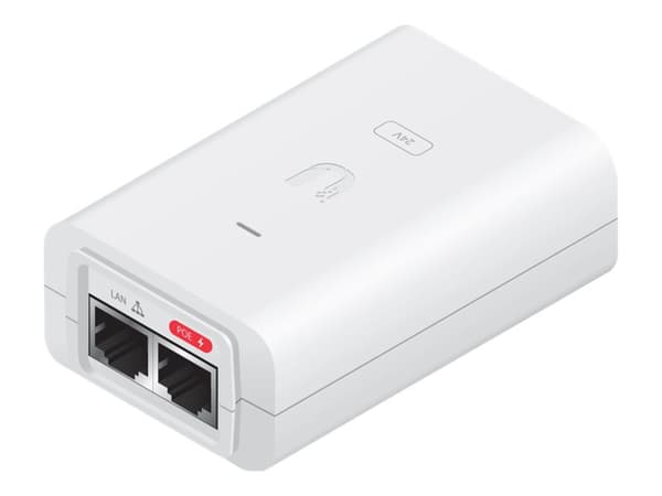 Ubiquiti Networks POE-24-30W-G-WH - Strøminjektor - AC 120/230 V - 30 watt