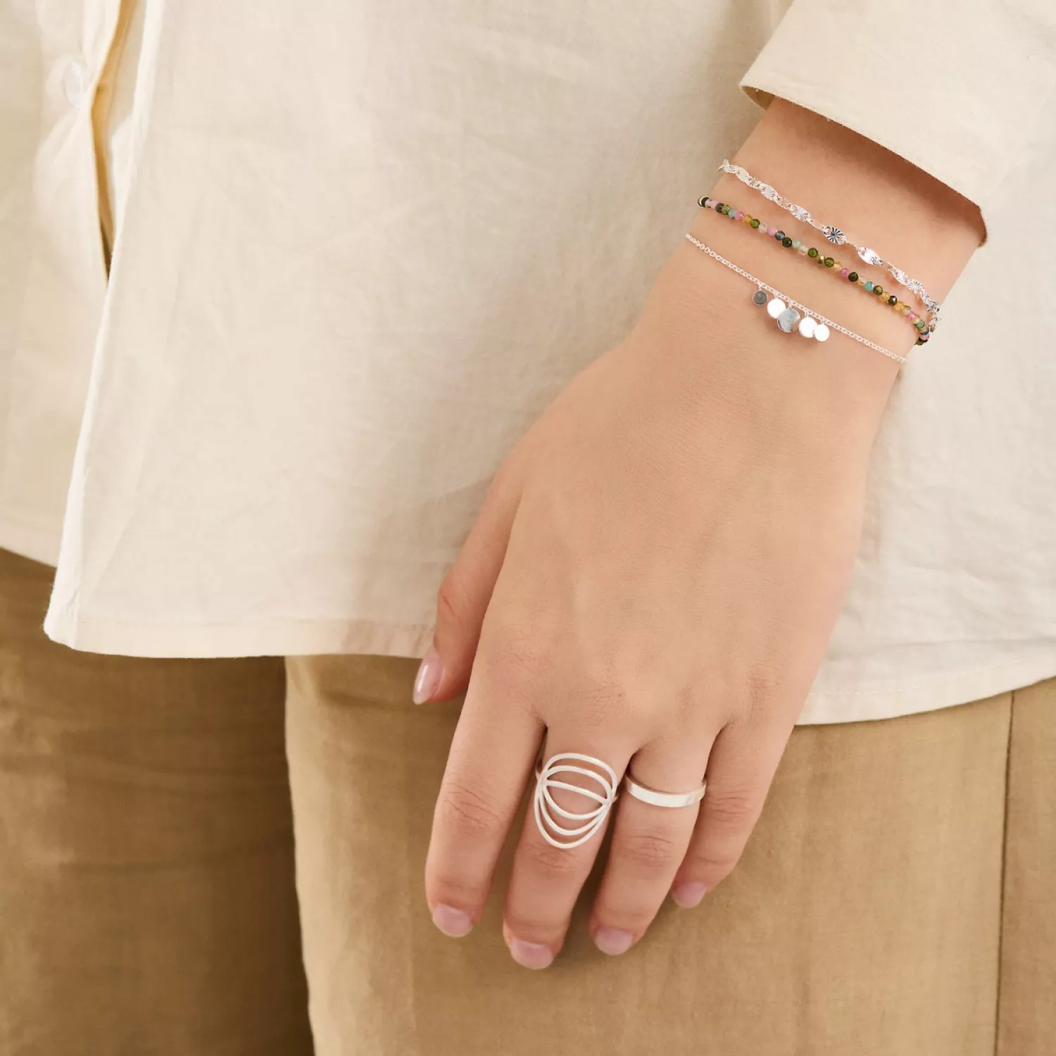 Pernille Corydon Pine Ring Sølv r-486-s