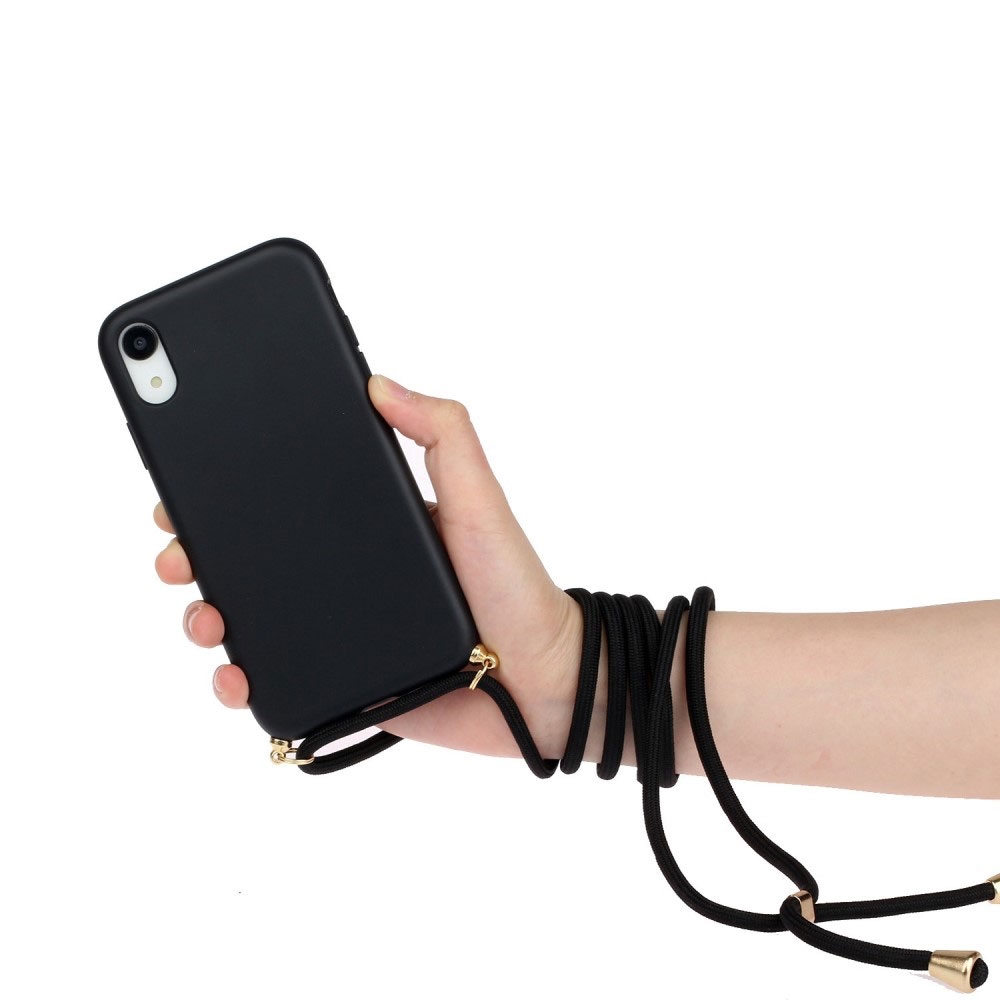 iPhone Xr Necklace Bio Gummi Case Hülle Eco Friendly Nachhaltig Kompostierbar   Handykette (150cm) - Türkis