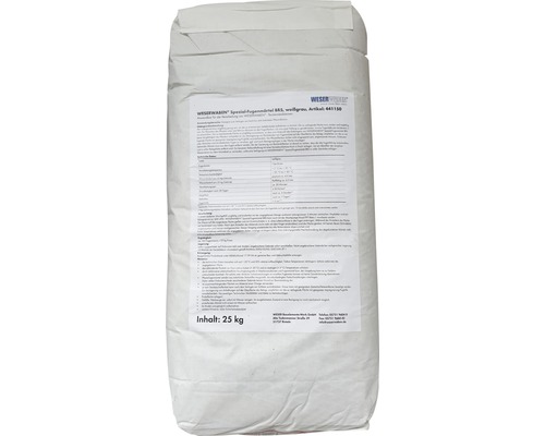 Speciale mortel voor zwembadrandstenen, wit, 25 kg